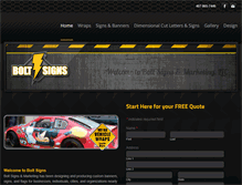 Tablet Screenshot of myboltsigns.com